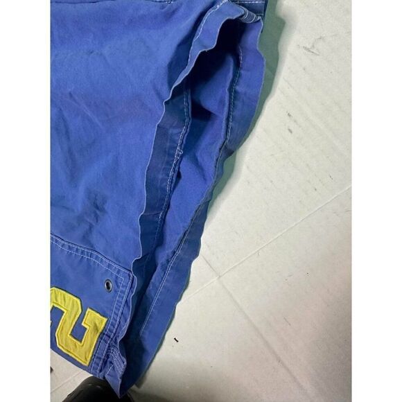 Men’s Ralph Lauren Vintage Blue Drawstring Shorts Elastic Waist Size XL - Picture 6 of 9